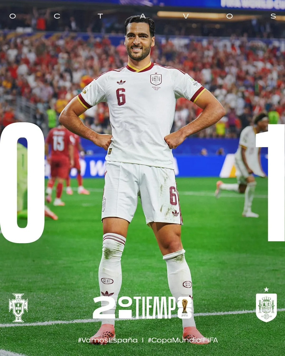 Foto sobre Épico duelo ibérico en el Mundial 2026: España golpea en el último suspiro ante Portugal